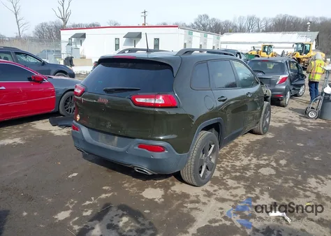 2016 Jeep Cherokee 75Th Anniversary z USA, uszkodzony, nr VIN 1C4PJLCS2GW283759